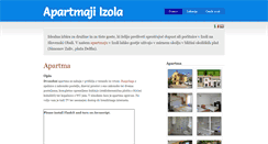 Desktop Screenshot of apartmaji-izola.com